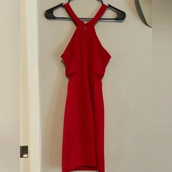 Red Cocktail Dress - Picture 3 of 3